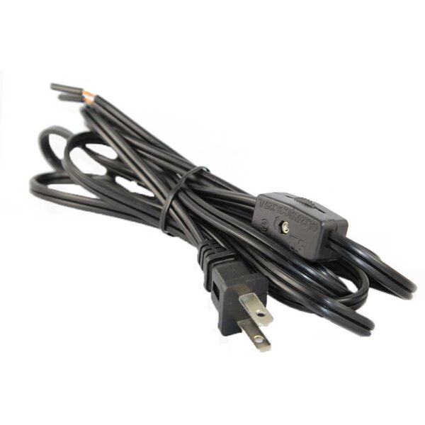 Lamp Cord Set with Inline Power Switch